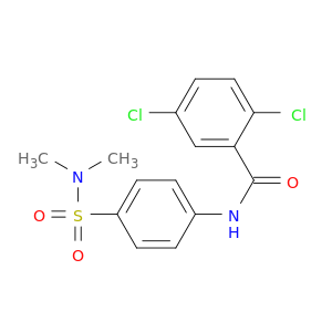 Benzamide, 2,5-dichloro-N-[4-[(dimethylamino)sulfonyl]phenyl]-