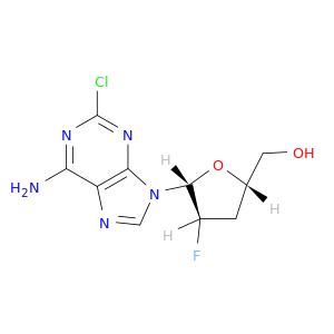 Adenosine, 2-chloro-2',3'-dideoxy-2'-fluoro-