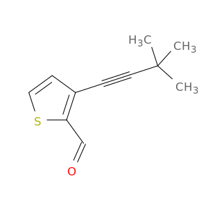 2-Thiophenecarboxaldehyde, 3-(3,3-dimethyl-1-butynyl)-