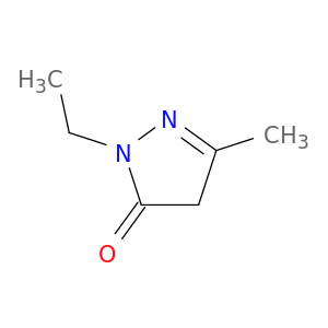1-Ethyl-3-methyl-1H-pyrazol-5(4H)-one