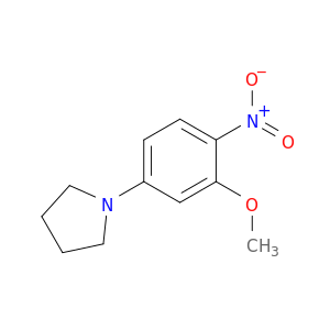 Pyrrolidine, 1-(3-methoxy-4-nitrophenyl)-