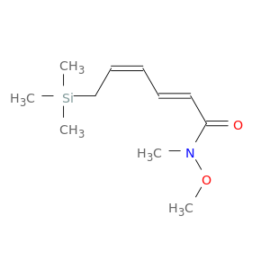 2,4-Hexadienamide, N-methoxy-N-methyl-6-(trimethylsilyl)-, (2E,4Z)-
