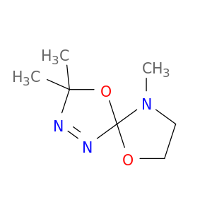 4,6-Dioxa-1,2,9-triazaspiro[4.4]non-1-ene, 3,3,9-trimethyl-