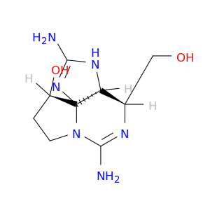 (3as,4r,10s)-2,6-diamino-4-(hydroxymethyl)-3a,4,9,10-tetrahydro-3h,8h-pyrrolo[1,2-c]purin-10-ol