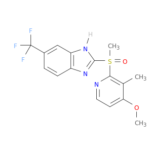 1H-Benzimidazole,2-[[(4-methoxy-3-methyl-2-pyridinyl)methyl]sulfinyl]-6-(trifluoromethyl)-