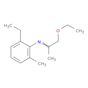 Benzenamine, N-(2-ethoxy-1-methylethylidene)-2-ethyl-6-methyl- (9CI)