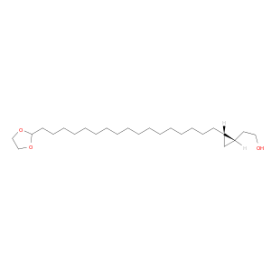 Cyclopropaneethanol, 2-[17-(1,3-dioxolan-2-yl)heptadecyl]-, cis-