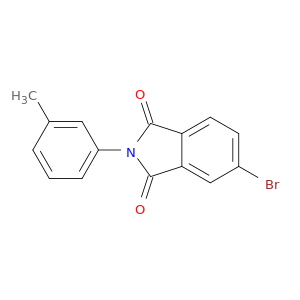 5-溴-2-(3-甲基苯基)-1H-异吲哚-1,3(2H)-二氧化乙醚