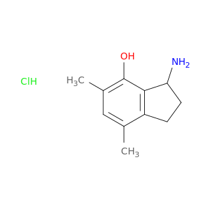 1H-Inden-4-ol, 3-amino-2,3-dihydro-5,7-dimethyl-, hydrochloride