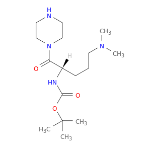 TERT-BUTYL (S)-4-(DIMETHYLAMINO)-1-(PIPERAZINE-1-CARBONYL)BUTYLCARBAMATE