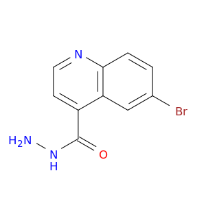 4-Quinolinecarboxylicacid, 6-bromo-, hydrazide