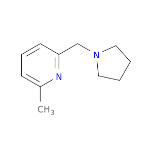 Pyridine, 2-methyl-6-(1-pyrrolidinylmethyl)-
