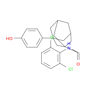 Tricyclo[3.3.1.13,7]decane-1-carboxamide,N-(2,6-dichlorophenyl)-3-(4-hydroxyphenyl)-