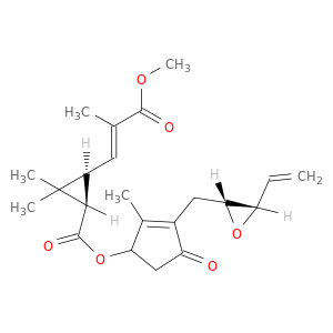 Cyclopropanecarboxylicacid, 3-(3-methoxy-2-methyl-3-oxo-1-propenyl)-2,2-dimethyl-,3-[(3-ethenyloxiranyl)methyl]-2-methyl-4-oxo-2-cyclopenten-1-yl ester, [2R-[2a[S*[1R*,3R*(E)]],3a]]- (9CI)