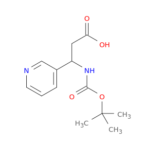 3-((叔丁氧羰基)氨基)-3-(吡啶-3-基)丙酸