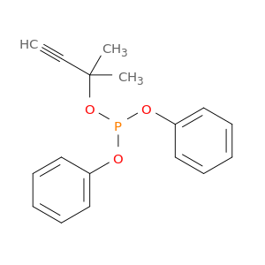 Phosphorous acid, 1,1-dimethyl-2-propynyl diphenyl ester