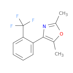 Oxazole, 2,5-dimethyl-4-[2-(trifluoromethyl)phenyl]-