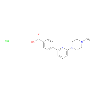Benzoic acid, 4-[6-(4-methyl-1-piperazinyl)-2-pyridinyl]-, hydrochloride