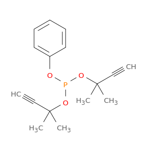 Phosphorous acid, bis(1,1-dimethyl-2-propynyl) phenyl ester