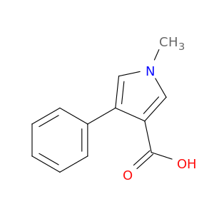 1H-Pyrrole-3-carboxylic acid, 1-methyl-4-phenyl-