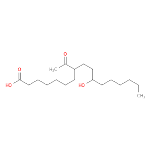 Heptadecanoic acid, 8-acetyl-11-hydroxy-