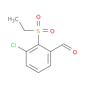 苯甲醛,3-氯-2-(乙基磺酰基)-