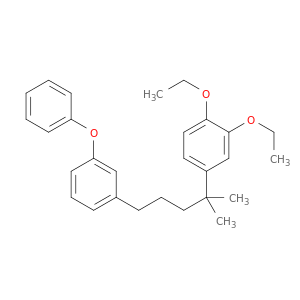 Benzene, 1-[4-(3,4-diethoxyphenyl)-4-methylpentyl]-3-phenoxy-