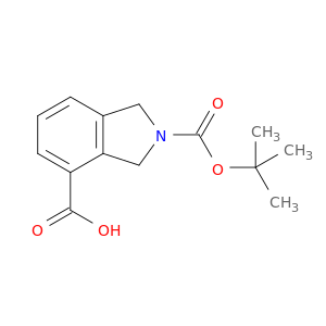 2-(叔丁氧基羰基)异吲哚啉-4-羧酸