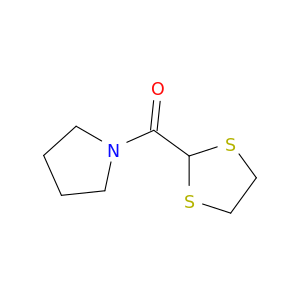 Pyrrolidine, 1-(1,3-dithiolan-2-ylcarbonyl)-