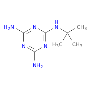 1,3,5-Triazine-2,4,6-triamine, N-(1,1-dimethylethyl)-