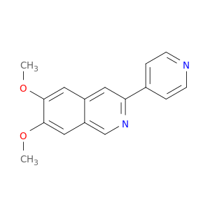 Isoquinoline, 6,7-dimethoxy-3-(4-pyridinyl)-