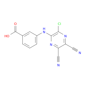 Benzoic acid, 3-[(3-chloro-5,6-dicyanopyrazinyl)amino]-