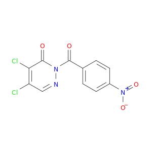 3(2H)-Pyridazinone,4,5-dichloro-2-(4-nitrobenzoyl)-