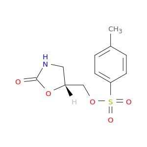 2-Oxazolidinone, 5-[[[(4-methylphenyl)sulfonyl]oxy]methyl]-, (5R)-