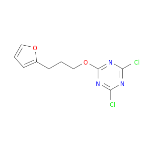 1,3,5-Triazine, 2,4-dichloro-6-[3-(2-furanyl)propoxy]-