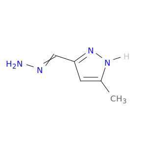 1H-Pyrazole-3-carboxaldehyde, 5-methyl-, hydrazone