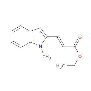 2-Propenoic acid, 3-(1-methyl-1H-indol-2-yl)-, ethyl ester, (E)-