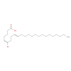 5,9-Tetracosadienoicacid, 6-bromo-, (E,Z)- (9CI)