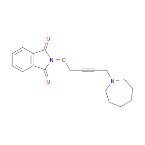 1H-Isoindole-1,3(2H)-dione,2-[[4-(hexahydro-1H-azepin-1-yl)-2-butyn-1-yl]oxy]-