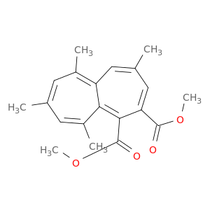 1,2-Heptalenedicarboxylic acid, 4,6,8,10-tetramethyl-, dimethyl ester