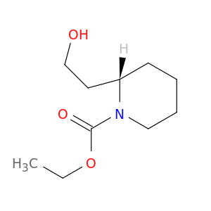 1-Piperidinecarboxylic acid, 2-(2-hydroxyethyl)-, ethyl ester, (2S)-