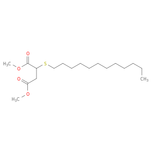 Butanedioicacid, 2-(dodecylthio)-, 1,4-dimethyl ester