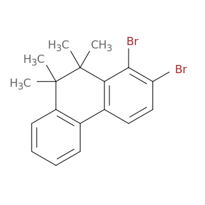 Phenanthrene, dibromo-9,10-dihydro-9,9,10,10-tetramethyl-