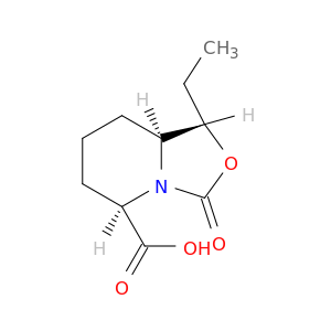 3H-Oxazolo[3,4-a]pyridine-5-carboxylicacid, 1-ethylhexahydro-3-oxo-, (1S,5R,8aS)-