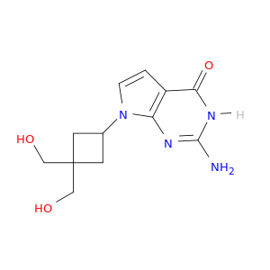 2-AMINO-7-(3,3-BISHYDROXYMETHYLCYCLOBUT-1-YL)-(3H,7H)-PYRROLO[2,3-D]PYRIMIDIN-4-ONE