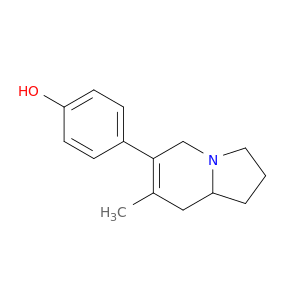 Phenol,4-(1,2,3,5,8,8a-hexahydro-7-methyl-6-indolizinyl)-