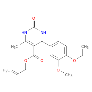 PROP-2-ENYL 4-(4-ETHOXY-3-METHOXY-PHENYL)-6-METHYL-2-OXO-3,4-DIHYDRO-1H-PYRIMIDINE-5-CARBOXYLATE