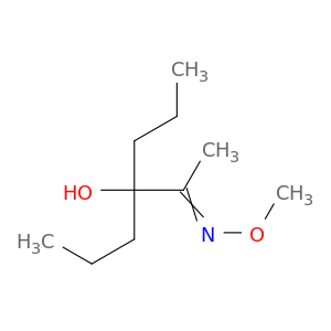 2-Hexanone,3-hydroxy-3-propyl-, O-methyloxime