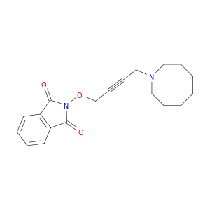 1H-Isoindole-1,3(2H)-dione,2-[[4-(hexahydro-1(2H)-azocinyl)-2-butyn-1-yl]oxy]-