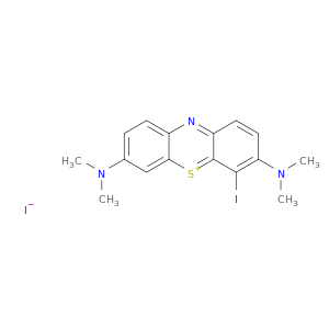 Phenothiazin-5-ium, 3,7-bis(dimethylamino)-4-iodo-, iodide